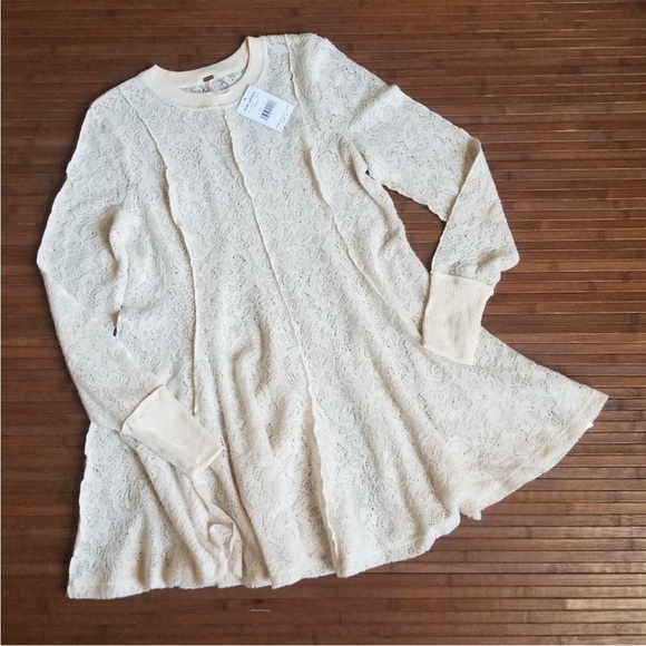 NWT Free People Coffee in the Morning Tunic - Medium - Picture 2 of 13